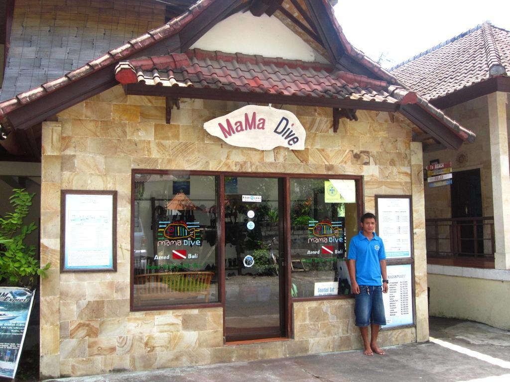 Galang Kangin Bungalows 2 อาเม็ด ภายนอก รูปภาพ